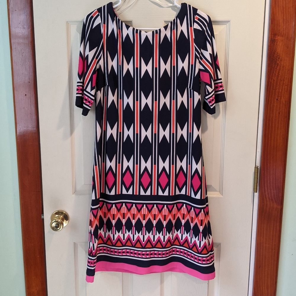 Geometric pattern dress